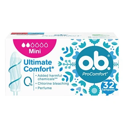 Afbeelding van o.b.® ProComfort Mini Tampons 32 stuks