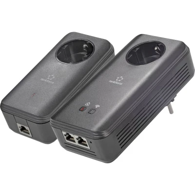 Afbeelding van Renkforce PL1200D WiFi Powerline starterkit RF 4613334 1.2 GBit/s