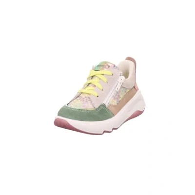 Afbeelding van Superfit Melody Sneakers laag pink/multicoloured voor kinderen, Maat: 27, Pink/multi coloured Leer en textiel