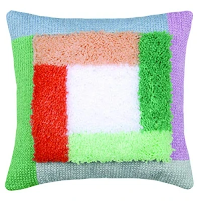 Afbeelding van Knoop kettingsteekkussen kit Abstract form Vervaco PN 0175369
