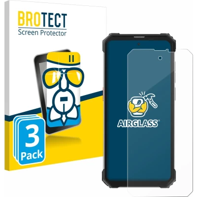 Afbeelding van BROTECT Screenprotector voor Blackview BV8900 Folie Beschermfolie Beschermglas transparant (3 Stuks)