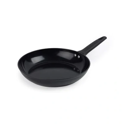 Afbeelding van Russell Hobbs RH03255EU7 Verde Thermocollar 28 cm Frying Pan Healthy Ceramic Non Stick Coating, PFAS Free, Recycled Aluminium Body, Induction Egg Omelette Cooking Pan, Temperature Indicator Cookware