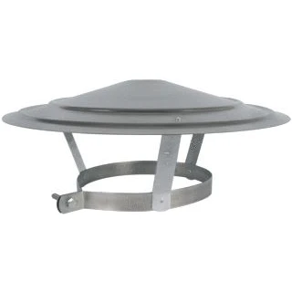 Afbeelding van Nedco regenkap 200mm gegalvaniseerd 65402133