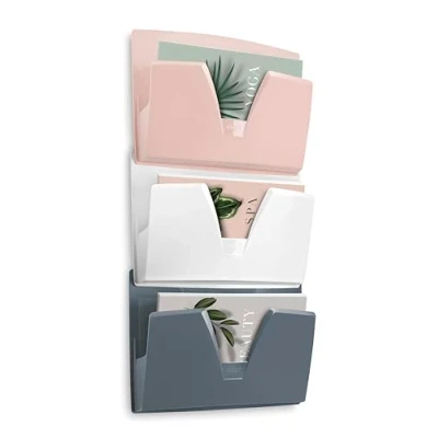 Afbeelding van Wandsorteerrek 170 Mineral, roze, wit en grijs CEP