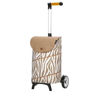 Afbeelding van Andersen Unus Shopper Fun Tyra zebra Trolley