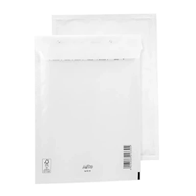 Afbeelding van Bantex E5 Luchtkussenenveloppen, kussenomslag, verzendzakken (240 x 275 mm) 15/E, wit, met zelfklevende sluiting