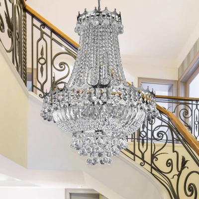 Afbeelding van Searchlight Kristal kroonluchter Versailles chroom 55 cm
