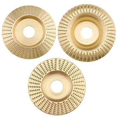 Afbeelding van 3 STKS Houtsnijwerk Disc Set Hout Slijpschijf Rotary Schuren Houtbewerking Carving Schurende Gereedschap voor Peeling Slijpen