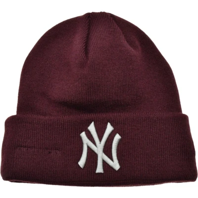 Afbeelding van New York Yankees Era Cuffed Beanie Maroon/Grey