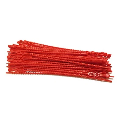 Afbeelding van PC24 Shop &amp; Service Kabelbinders, multifunctioneel, 180 mm, rood, 50 stuks