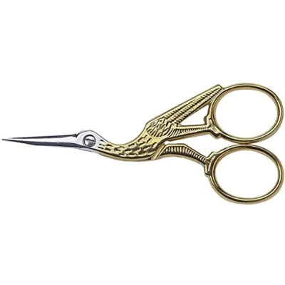 Afbeelding van Victorinox, 8.1040.12, Scissors, Storchen Stickschere, Extra scharfe Klinge, Metallgriff, Grau,