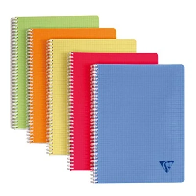 Afbeelding van Clairefontaine Linicolor Kleine tegels 21x29,7 cm 180 pages Willekeurige kleur.