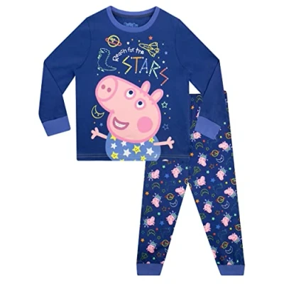 Afbeelding van Peppa Pig Jongens Pyjama&#039;s George Blauw 122