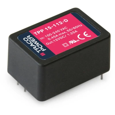 Afbeelding van TracoPower TPP 15 124 D Schakelnetvoedingsmodule 0.62 A W 24 V/DC 1 stuk(s)