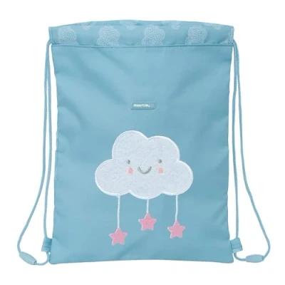 Afbeelding van Rugtas met Koordjes Safta Nube Blauw 26 x 34 1 cm