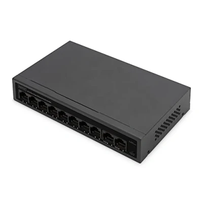 Afbeelding van Digitus DN 95354 netwerk switch Managed Fast Ethernet (10/100) Power over (PoE) Zwart