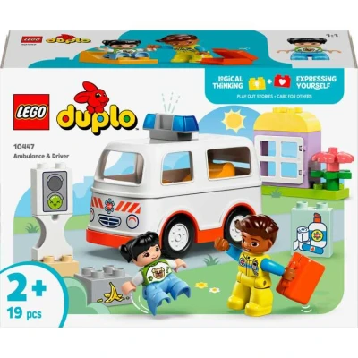 Afbeelding van LEGO 10447 DUPLO Ambulance met chauffeur