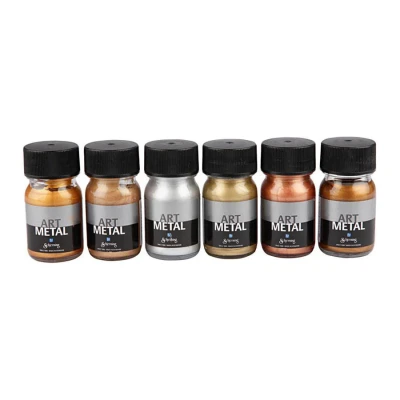 Afbeelding van Creativ Company Hobbyverf Metallic Kleuren, 6x30ml