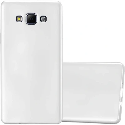 Afbeelding van Cadorabo Hoesje geschikt voor Samsung Galaxy A7 2015 in METALLIC ZILVER Beschermhoes gemaakt van flexibel TPU silicone Case Cover