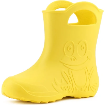 Afbeelding van Ladeheid Regenlaarzen voor kinderen, Maat: 24 25, Yellow Kunststof