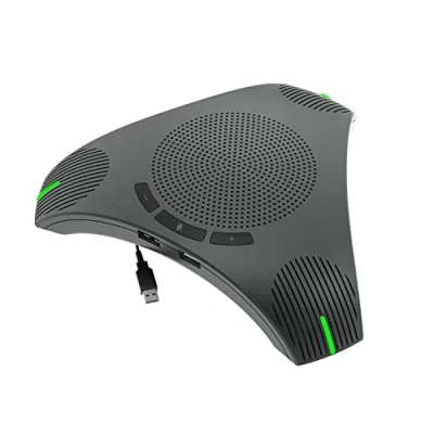 Afbeelding van Matosio Octopus luidspreker en conferentiemicrofoon voor telefonische vergaderingen, 360 graden omnidirectionele microfoon, plug and play, USB vergaderruimte of kantoor op afstand