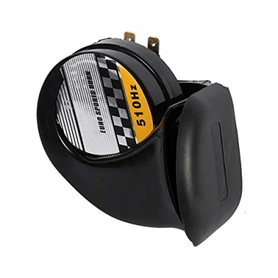 Afbeelding van Keenso 115DB Snail Siren hoorn Speeker, waterdicht, 12 V, 3,5 A, High Low Sound elektrische slakkenhoorn, universele mini luide elektronische luchthoorn voor motorfiets, auto, scooter