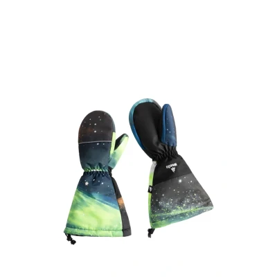 Afbeelding van Weedo Cosmo Space Wanten voor kinderen, Maat: 140 152, print black