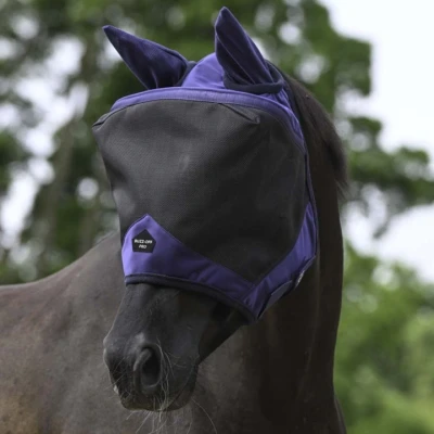 Afbeelding van Bucas Vliegenmasker Buzz Off Pro Navy L
