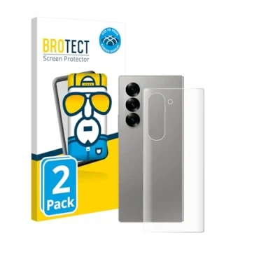 Afbeelding van BROTECT Screenprotector voor Samsung Galaxy Z Fold 6 5G (Achterkant) Folie Beschermfolie transparant volledig dekking (2 Stuks)