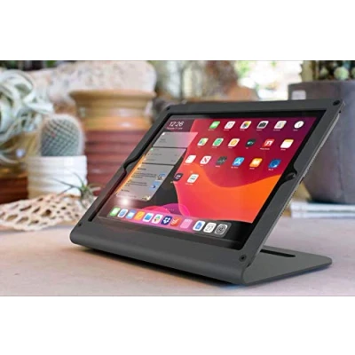 Afbeelding van WindFall stand iPad 10.2 inch zwart grijs houder voor point of sale en andere zakelijke doeleinden