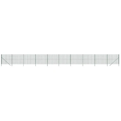 Afbeelding van vidaXL Draadgaashek 1,4x25 m gegalvaniseerd staal groen