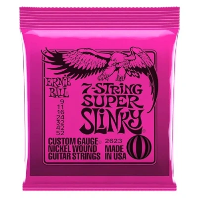 Afbeelding van EB2623 9 52 7 string Super Slinky nikkel Plated