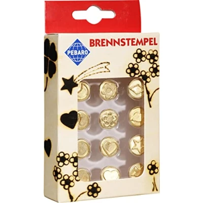 Afbeelding van Pebaro Brandstempel set, 12 delig