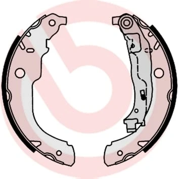 Afbeelding van Brembo Remschoen set S 61 528
