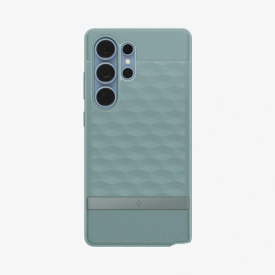 Afbeelding van Spigen Parallax MagFit Case voor Samsung Galaxy S25 Ultra hoesje, Compatibel met MagSafe Sage Green