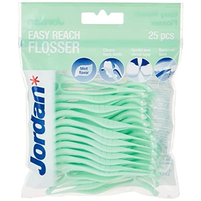 Afbeelding van 3x Jordan Flosser Easy Reach 25 stuks