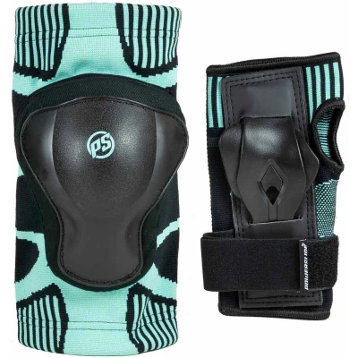 Afbeelding van Powerslide Handbescherming Onesie Vrouw Groenblauw