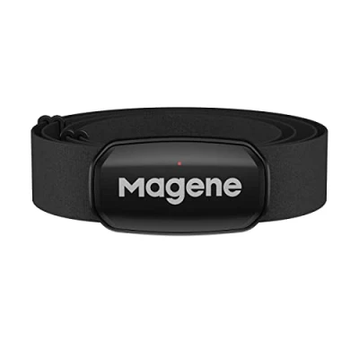 Afbeelding van Magene H303 Hartslagmeter Borstband HRM Fitness Tracker IP67 Waterdicht Ondersteuning Bluetooth 4.2 en ANT+, Compatibel Wahoo, Zwift, Strava, Elite HRV