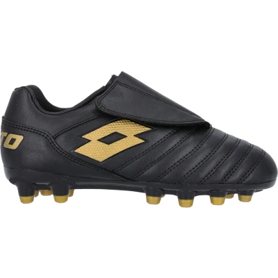 Afbeelding van Lotto Voetbalschoenen met kunststof noppen zwartgoud, Maat: 25, Zwart/goud Schoenen