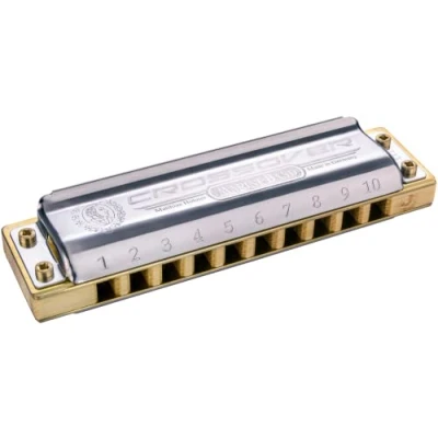 Afbeelding van Hohner Harmonica M2009BX Marine Band Crossover Harmonica, Sleutel van A, Roestvrij staal (M2009BX A)
