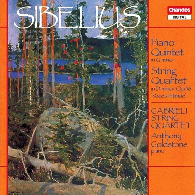 Afbeelding van Anthony Goldstone, Gabrieli String Quartet Sibelius: · Piano Quintet (CD)