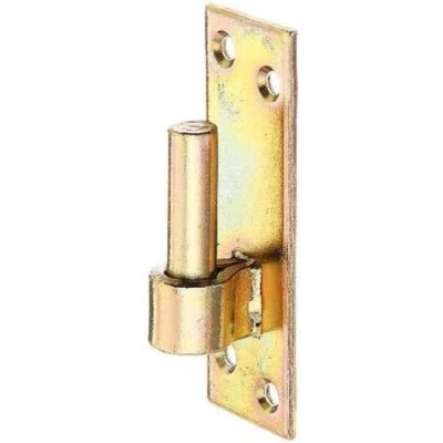 Afbeelding van Alberts 318772 plaatduim op plaat Zuid Duitse vorm met DI of DII haak galvanisch verzinkt, gechromateerd doornmaat Ø13 mm 110 x 36