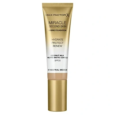 Afbeelding van Max Factor Miracle Second Skin Foundation 07 NEUTRAL MEDIUM