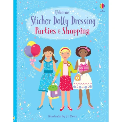 Afbeelding van Sticker Dolly Dressing Parties and Shopping Girls (Usborne Dressing)