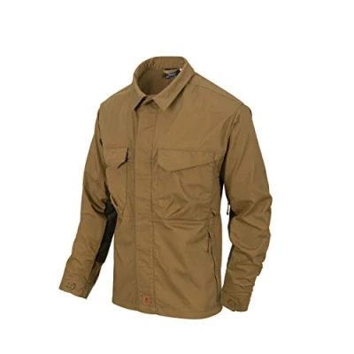 Afbeelding van Helikon Tex Heren Woodsman Overhemd Coyote/Taiga Green maat L