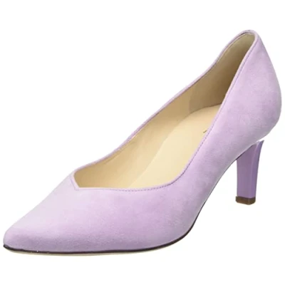 Afbeelding van Högl Klassieke pumps lightlavendel, Dames, Maat: 34.5, Lightlavendel Veloursleer