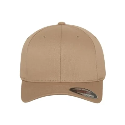 Afbeelding van Flexfit Unisex Baseballcap Wooly Combed zonder sluiting, voor heren, dames en kinderen, uniseks
