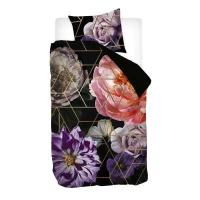 Afbeelding van Snoozing Emma Dekbedovertrek Eenpersoons 140x200/220 cm Multi kleur