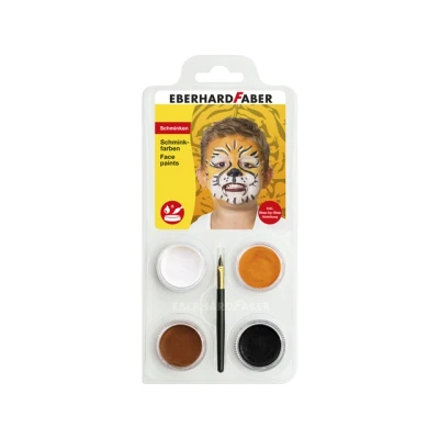 Afbeelding van 5x Schminkset Eberhard Faber Tijger