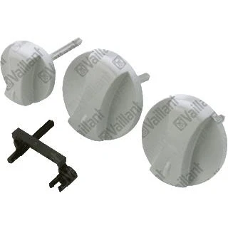 Afbeelding van Vaillant knops grijs, set 3